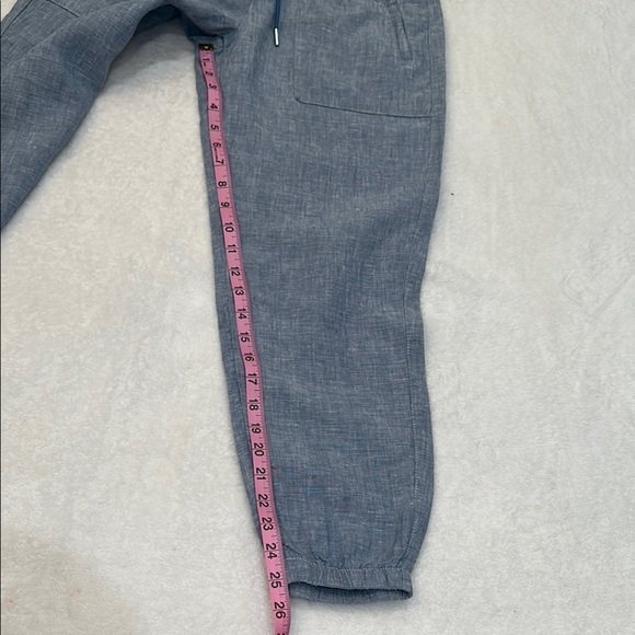 Athleta Blue Track Pants Relaxed Fit Joggers With Pockets - Picture 13 of 16